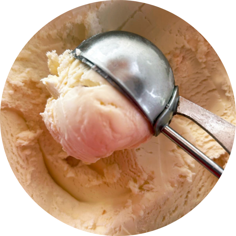 Helado de tarta Grana Padano